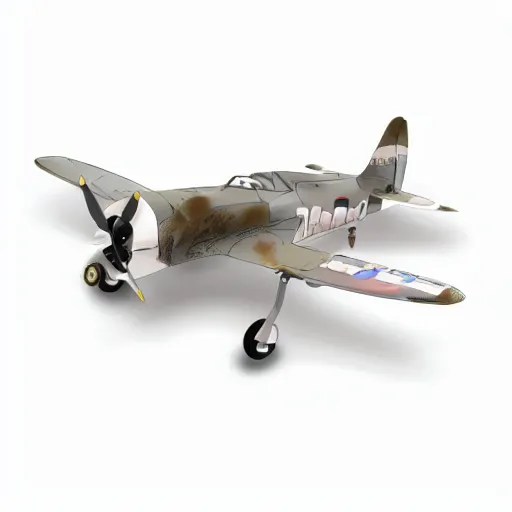 E-flite UMX P-47 BL BNF Basic with AS3X (EFLU3250)