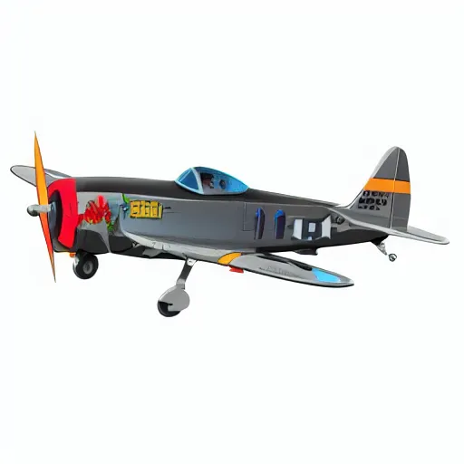 Hangar 9 Fun Scale P-47 Thunderbolt PNP, 58.4" (HAN3380)