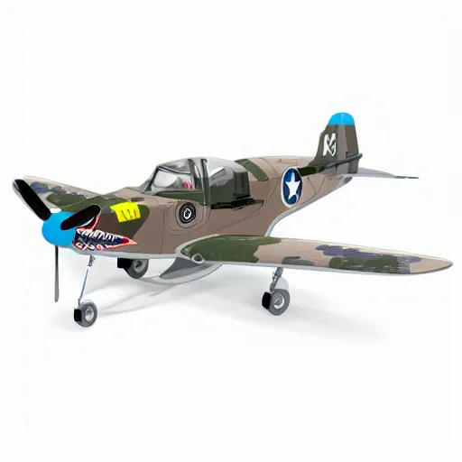 Produkt E-flite P-39 Airacobra 1.2m BNF Basic with AS3X and SAFE Select (EFL9150) Foto