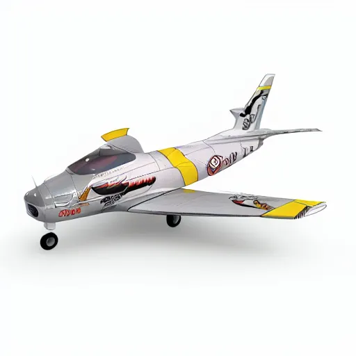 Produkt E-flite UMX F-86 Sabre 30mm EDF Jet BNF Basic with AS3X and SAFE Select (EFLU7050) Foto
